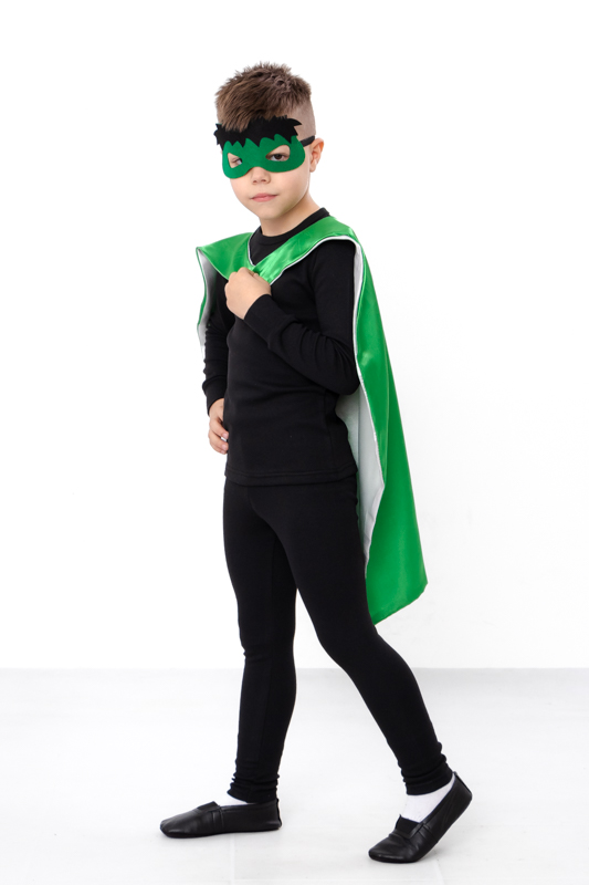 Маскарадний плащ із маскою "Супергерої"